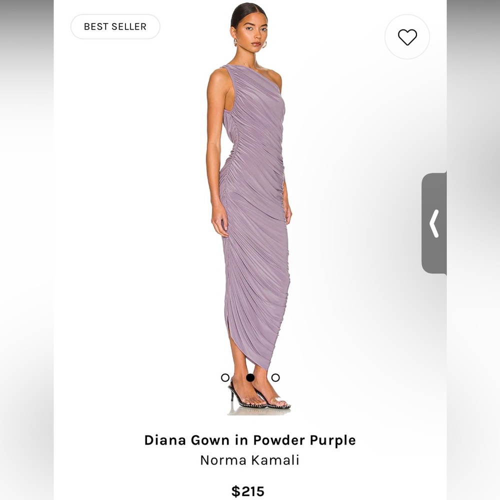 Diana Gown in Powder Purple
Norma Kamali